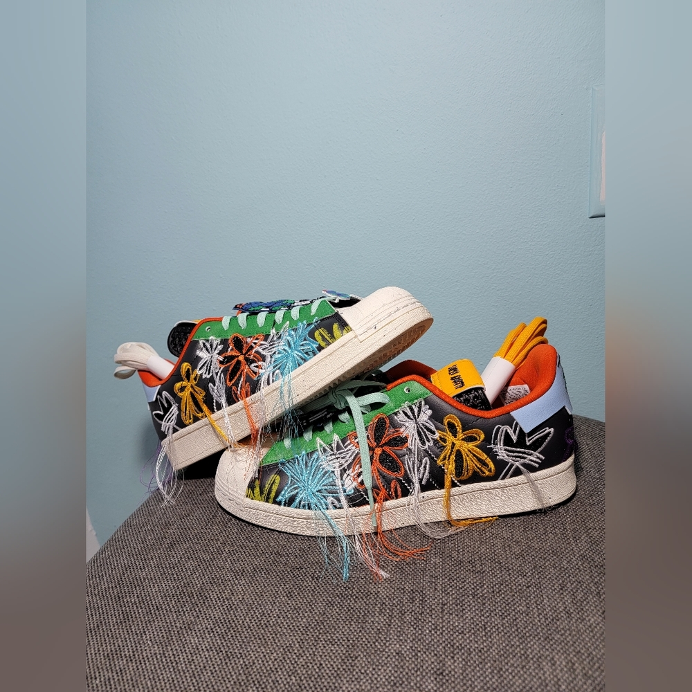 Adidas Superstar Sean Wotherspoon Super Earth Black Men Sizes 9.5 Brand New